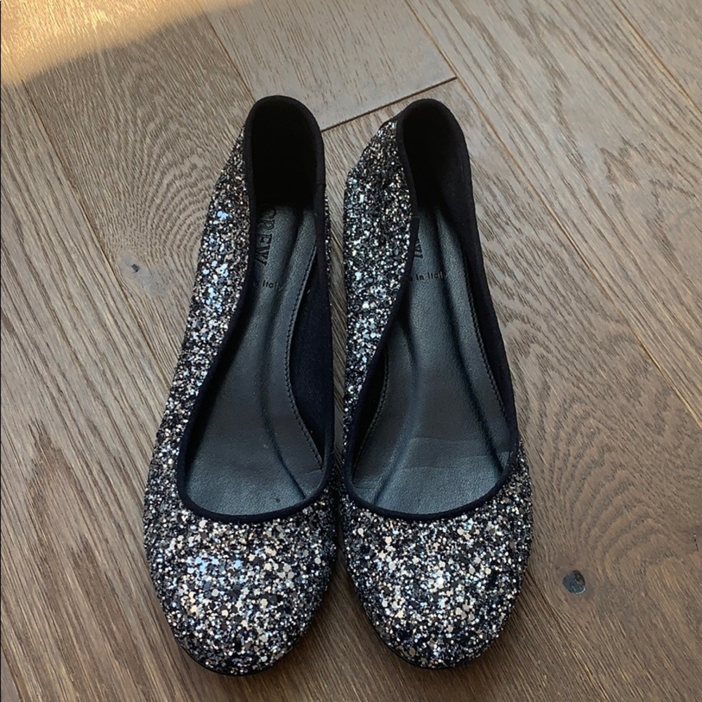J. Crew sparkle flats